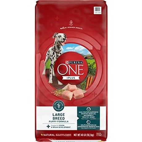 Natural High Protein Plus Large Breed Formula Dry Puppy Food 40 Lbs.