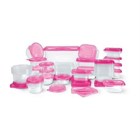Art and Cook 100-Pc. Food Storage Set Pink