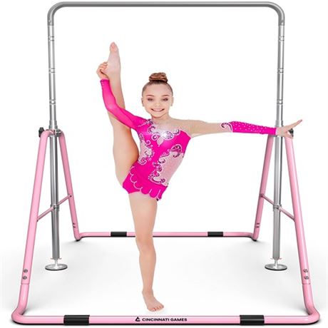 KipMaster Adjustable Gymnastic Kip Bar Gymnastic Bars for Home 4 Adjustable H