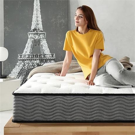 Size could vary. Zinus 10 Inch True Support Hybrid Mattress New Version Queen