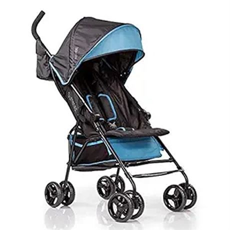 Summer Infant 3Dmini Convenience Stroller BlueBlack  Lightweight Infant Strol