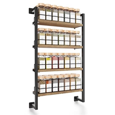 ZICOTO Space Saving Spice Rack Organizer Shelf for Wall Mount - Easy To Install