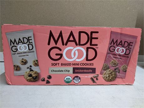 Made Good Soft baked Mini Cookies, Chocolate Chip - Snickerdoodle - 32 Count