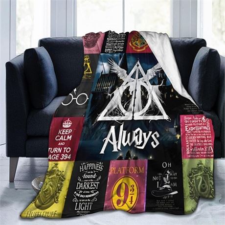 Magic Colleges Blanket Flannel Throw Blanket Soft Cozy Blanket Fans Gift for A