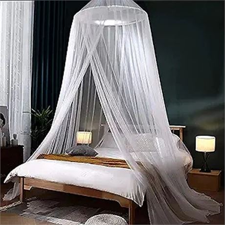 Mosquito Net Bed Canopy for GirlsKing Canopy Bed Curtains Full Queen Size from