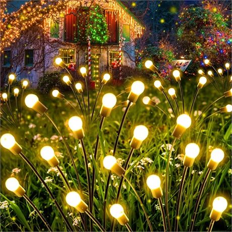 Solar Garden Lights Outdoor 8 Pack solar firefly