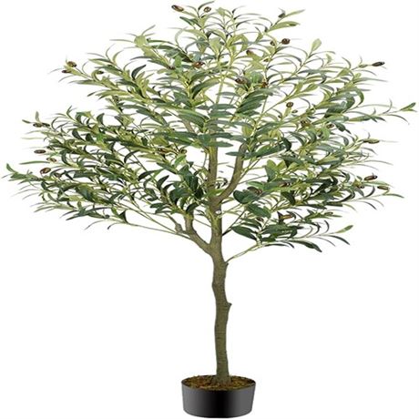 Olive Tree Artificial Indoor 6FT GTIDEA Artificial Tree Fake Tree Indoor Large