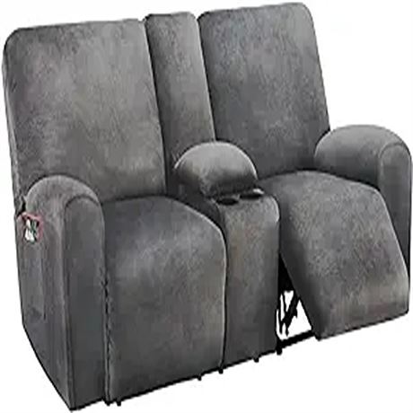 ULTICOR Reclining Loveseat with Middle Console Sli