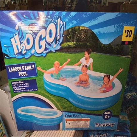 H2O GO LAGOON FAMILY POOL 6FT