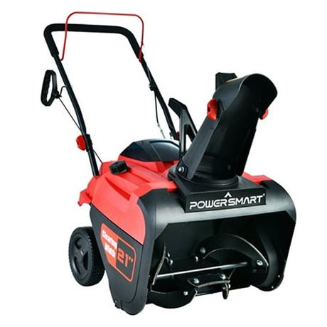 ( Broken cable ) PowerSmart 21 Inch 212cc Single Stage Gas Snow Blower