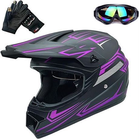 Motocross Helmet Fashion Youth Dirt Bike Helmet Unisex-Adult ATV Off-Road Mounta
