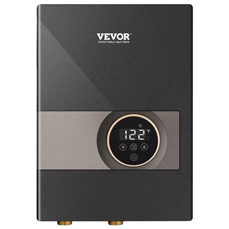 VEVOR Electric Tankless Water Heater 8KW Instant Hot Water Heater Digital Tempe
