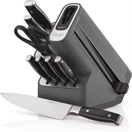 Ninja K32009 Foodi NeverDull Premium Knife System 9 Piece Knife Block Set with
