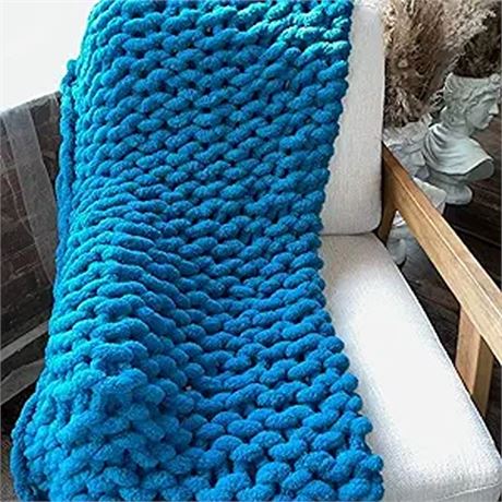 Kaffrey 50 x 60 Inches 4.2 lb Chunky Knit Blanket