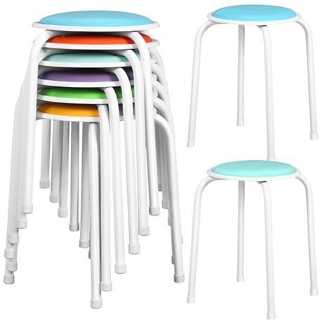 Chitidr Classroom Stools Stackable Assorted Color