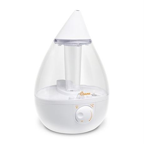 1 Gal. Drop Ultrasonic Cool Mist Humidifier for Medium to Large Rooms up to 500