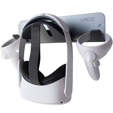 VRGE VR Wall Mount Storage Stand Hook - for MetaOculus Quest 32 - Rift-S - HT