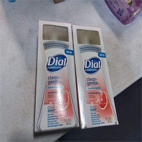 Dial Clean  Gentle Antibacterial Foaming Hand Wash  Grapefruit  7.5 Fl Oz