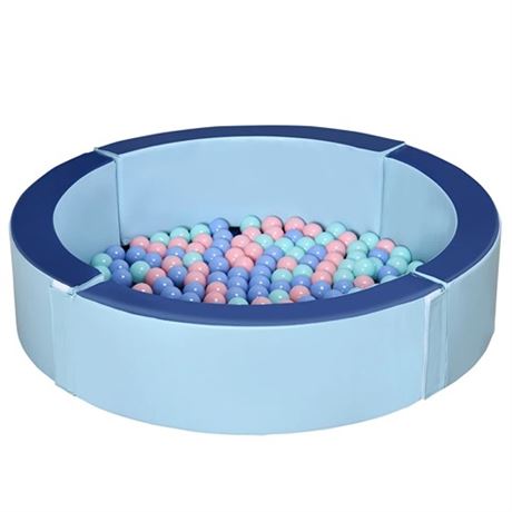 Outsunny Foam Kids Ball Pit Pool with Removable & Washable Cover
