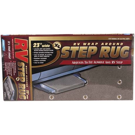 42935 Wrap Around Step Rug Extra Large Grey 2 3 X 22 in.