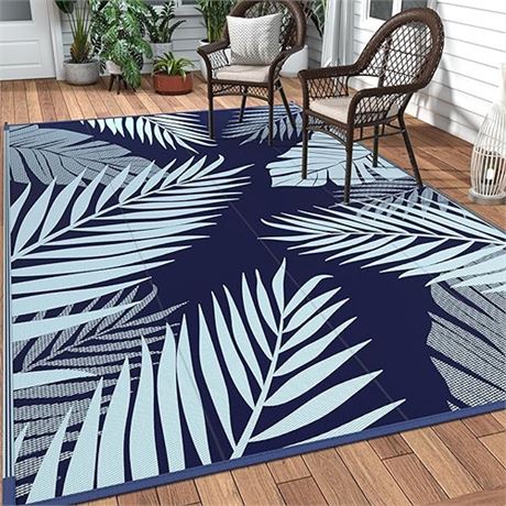 GENIMO Outdoor Rug 6 x 9 Waterproof for Patios Clearance
