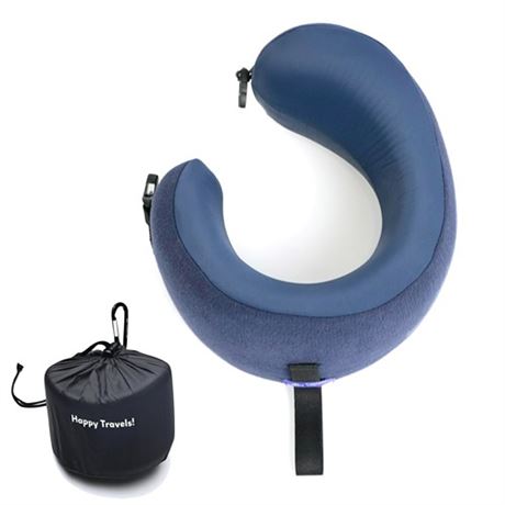 Cushion Lab Travel Pillow Award-Winning Patented Ergonomic Design for Chin & Ne