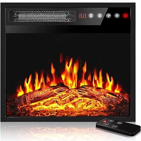 BOSSIN 18 Inch Electric Fireplace