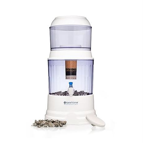 Santevia Gravity Water System Filter  at Home Water Filter That Makes Water Alk