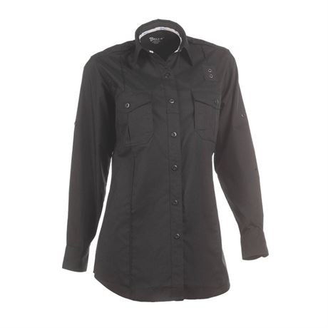 Galls Women's G-Flex Class B Convertible Sleeve Shirt - Black - Size 36reg