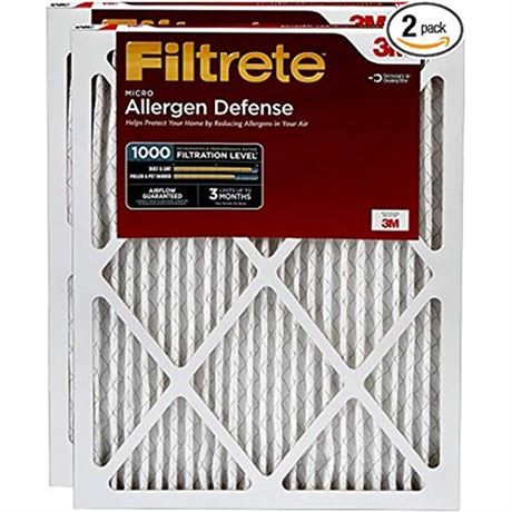 Allergen Defense Pleated Air Filter 6 PK
