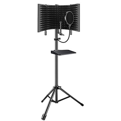 Professional Studio Recording Microphone Isolation Shield Pop FilterHigh Dens