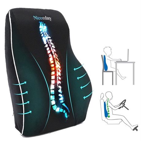 Lumbar Support Pillow for Office Chair Car Gaming Chair Lower Back Pain Relief