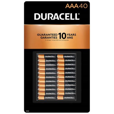 (Repackaged) Duracell AAA Alkaline Batteries - 40 Count