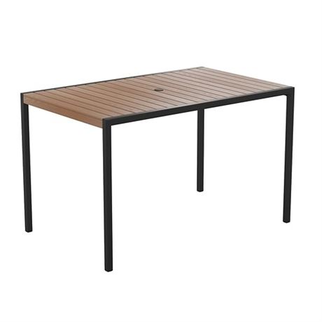 (Approx. 72x40 inches ) RST Brands Deco Brown Patio Dining Table