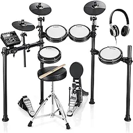 Donner DED-200 Electric Drum Sets with Quiet Mesh