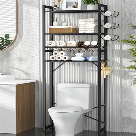 YASONIC Over the Toilet Rack for Bathroom - 4 Tier