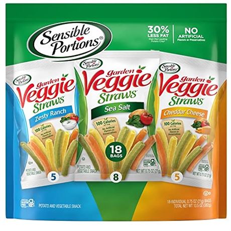 Sensible Portions Veggie Straws Variety Pack - 18ct13.5oz