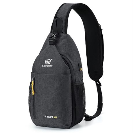 SKYSPER Sling Bag Crossbody Backpack - Chest Shoulder Cross Body Bag Travel Hik