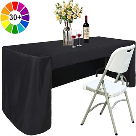 ABCCANOPY 6 FT Rectangle Dinner Tablecloth Table Cover for Rectangular pack of 2