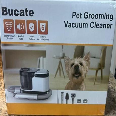 Bucate Pet Grooming Vacuum Cleaner with 6 Attachments