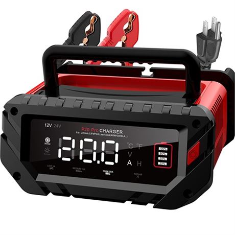 Lithium Lifepo4 Battery Charger12V 24V Fully Automatic Car Battery Charger 20 a