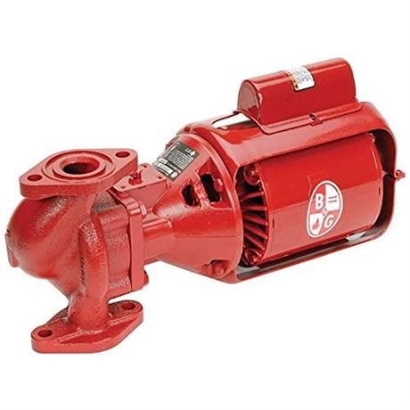 Bell & Gossett 106189 Bell & Gosset Iron Body Circulator Pump Red