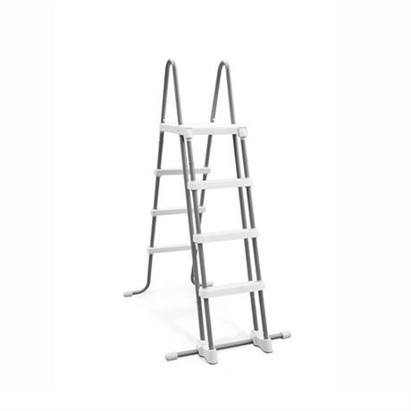 Intex 28076E Deluxe Pool Ladder with Removable Steps for 48 Inch Depth Pools -