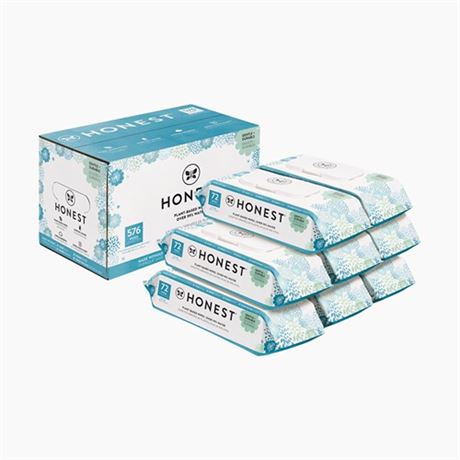 The Honest Company Clean Conscious Unscented Wipes 8 Pack  EXP 12-2024