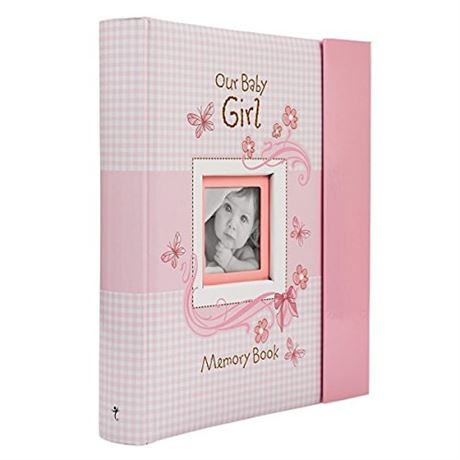 36417X Baby Book Our Baby Girl Memory Book Pink with Gift Box