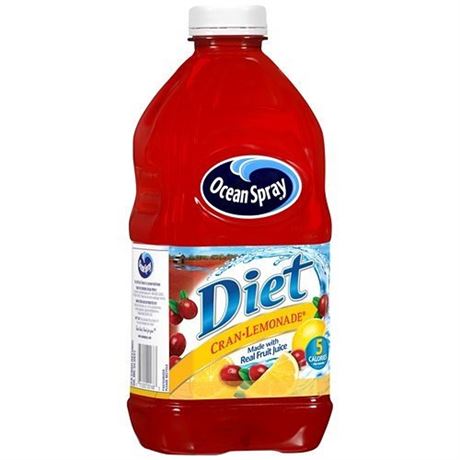 Juice-DIET CRANBERRY LEMONADE -8 PACK -BEST NOV2023