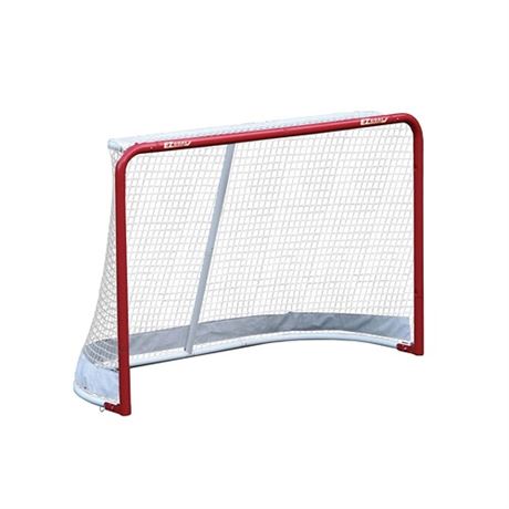 EZGoal Hockey Folding Pro Goal  2-Inch  RedWhite