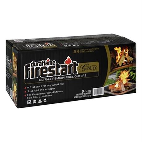 Duraflame Firestart Gold Ultra Premium 4.5 Oz Fire Starters 24-Pk