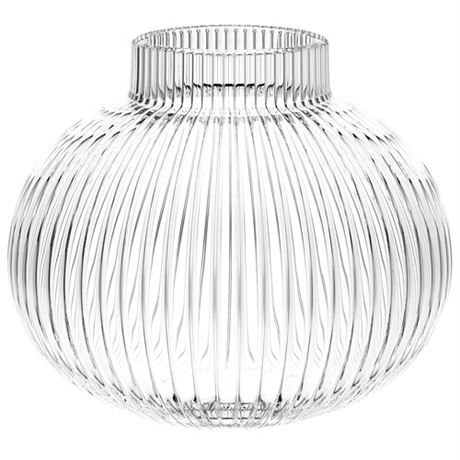 YANWE1 Round Glass Vase Flower Vases for Bouquet R