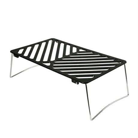 Ozark Trail Cast Iron Grill Grate with Folding Legs